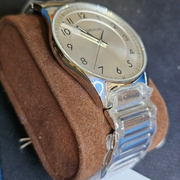 Calvin Klein Swiss made watch KBH 211 New /w tags never worn new batt. 43mm - Picture 5 of 6